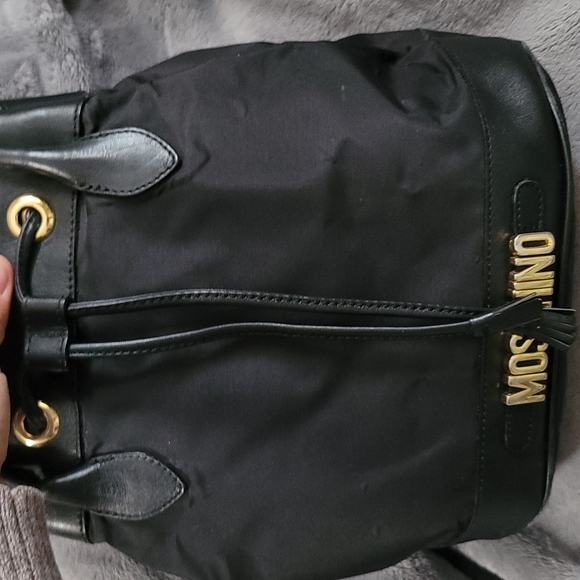 Moschino Redwall vintage black drawstring purse and matching wallet - Picture 13 of 16